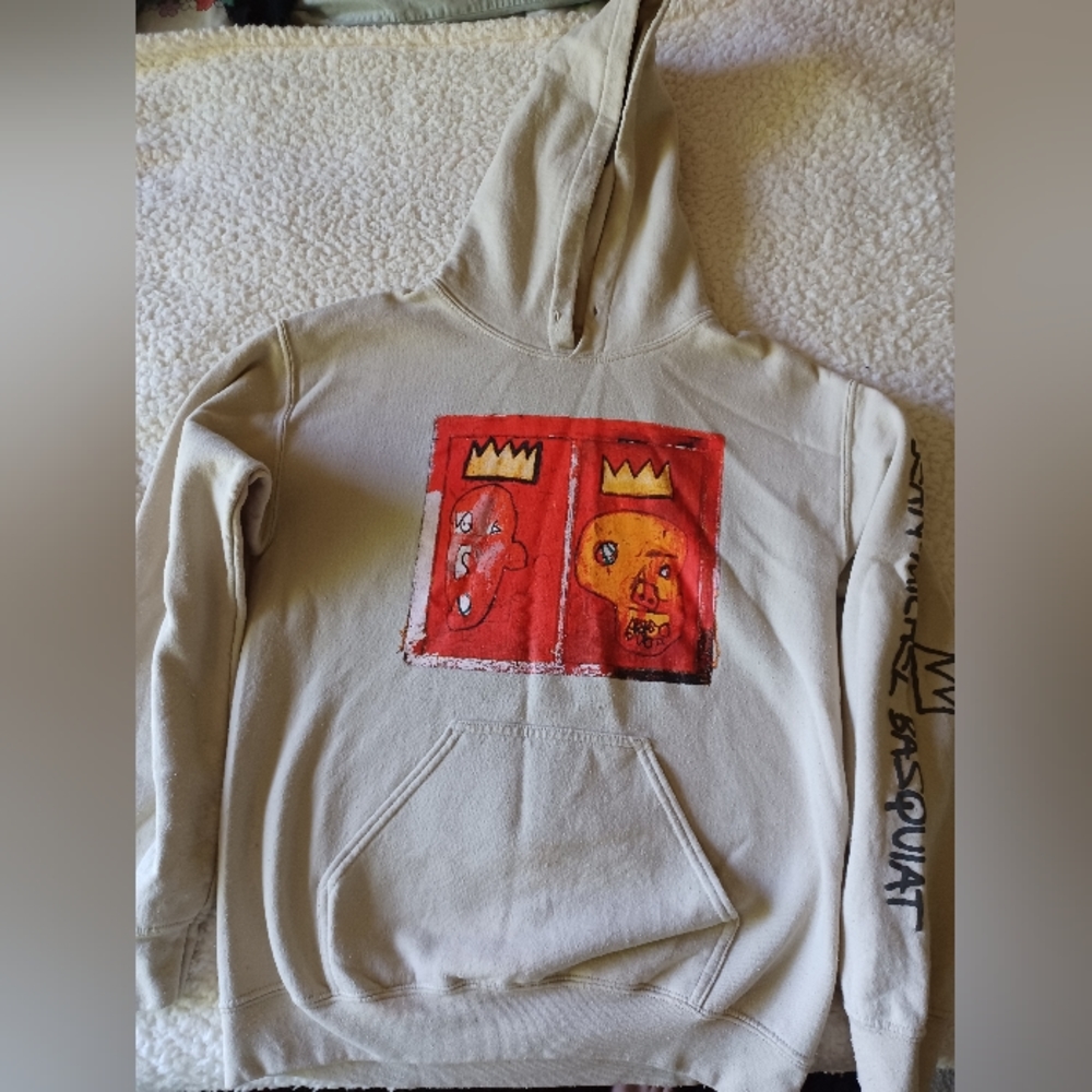 Jean-Michel Basquiat Tan Hoodie